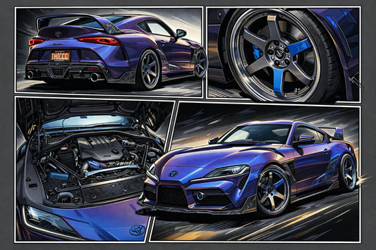 4-Panel Custom Illustrated Artwork (Landscape)